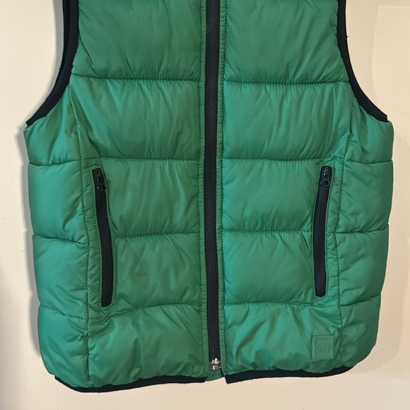 2/$30 GAP Kids Green Primaloft Puffy Vest Size Small - Picture 6 of 14